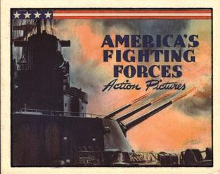 1983 WTW America's Fighting Forces #NNO America's Fighting Forces Action Pictures Front