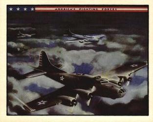 1983 WTW America's Fighting Forces #7 Heavy Bombers Front
