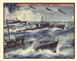 1983 WTW America's Fighting Forces #17 Submarine Chasers Front