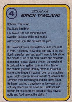 2011 DreamWorks Anchorman: The Legend of Ron Burgundy #4 Brick Tamland Back