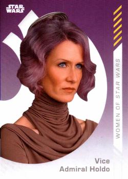 2019 Topps On Demand Set 3: Women of Star Wars - Purple #10 Vice Admiral Holdo Front