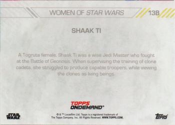 2019 Topps On Demand Set 3: Women of Star Wars - Blue #13 Shaak Ti Back