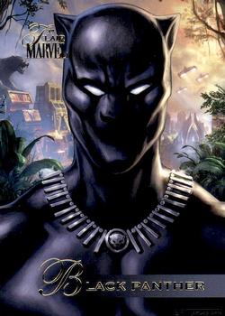 2019 Flair Marvel #7 Black Panther Front
