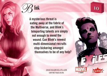 2019 Flair Marvel #10 Blink Back