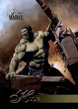2019 Flair Marvel #33 Hulk Front