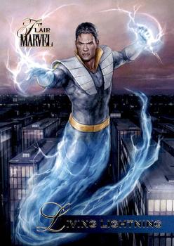 2019 Flair Marvel #43 Living Lightning Front