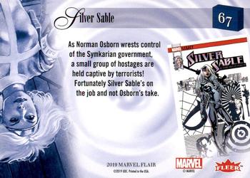 2019 Flair Marvel #67 Silver Sable Back