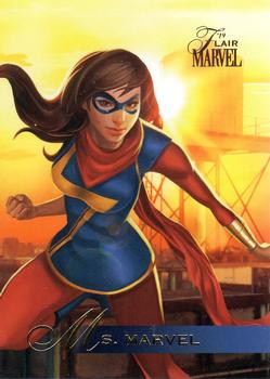 2019 Flair Marvel #78 Ms. Marvel Front