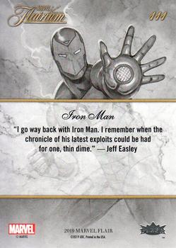 2019 Flair Marvel #111 Iron Man Back
