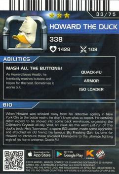 2019 Dave & Buster's Marvel Contest of Champions #33 Howard The Duck Back