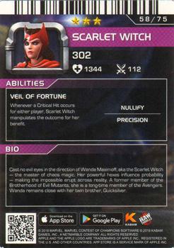 2019 Dave & Buster's Marvel Contest of Champions #58 Scarlet Witch Back
