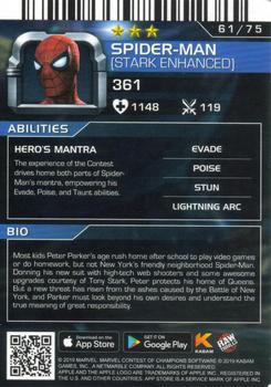 2019 Dave & Buster's Marvel Contest of Champions #61 Spider-Man Back