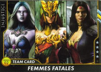 2019 Raw Thrills Injustice Arcade: Gods Among Us Series 2 #105 Femmes Fatales Front