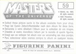 masters of the universe he-man panini sticker 59 