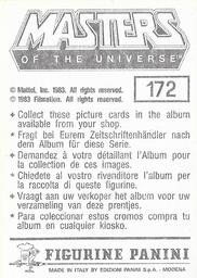 1983 Panini Masters of the Universe Stickers #172 Sticker 172 Back