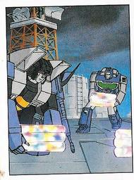 1986 Panini Transformers Stickers #27 