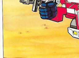 1986 Panini Transformers Stickers #46 Optimus Prime 3/6 Front