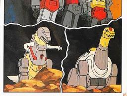 1986 Panini Transformers Stickers #58 