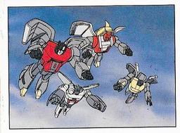1986 Panini Transformers Stickers #75 