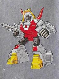 1986 Panini Transformers Stickers #123 Slag Robot Mode Front