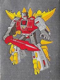 1986 Panini Transformers Stickers #137 Snarl Robot Mode Front