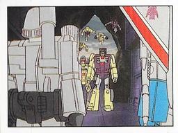 1986 Panini Transformers Stickers #182 