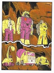 1986 Panini Transformers Stickers #192 