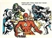 1979 Cracker Jack Super Heroes #NNO Flash (With 4 villains) Front