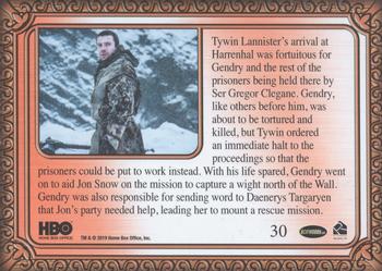 2019 Rittenhouse Game of Thrones Inflexions #30 Tywin Spares Gendry's Life Back