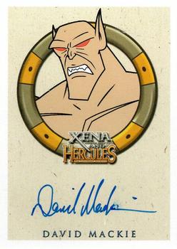 2005 Rittenhouse Xena and Hercules: The Animated Adventures - Autographs #NNO David Mackie Front