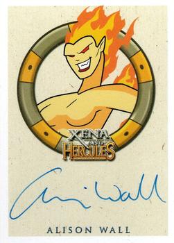 2005 Rittenhouse Xena and Hercules: The Animated Adventures - Autographs #NNO Alison Wall Front