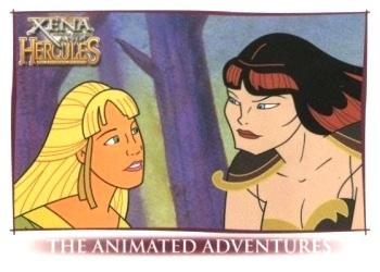 2005 Rittenhouse Xena and Hercules: The Animated Adventures - Promos #P2 Gabrielle / Xena Front
