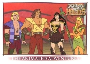 2005 Rittenhouse Xena and Hercules: The Animated Adventures - Promos #P3 Iolaus / Hercules / Xena / Gabrielle Front