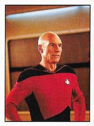 1987 Panini Star Trek: The Next Generation Stickers #1 Captain Jean-Luc Picard Front
