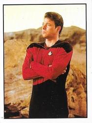 1987 Panini Star Trek: The Next Generation Stickers #2 Commander William Riker Front