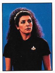 1987 Panini Star Trek: The Next Generation Stickers #3 Counselor Deanna Troi Front