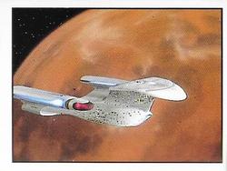 1987 Panini Star Trek: The Next Generation Stickers #30 Saucer-less Enterprise drive section Front