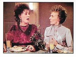1987 Panini Star Trek: The Next Generation Stickers #100 Lwaxana Troi arguing with Mrs. Miller Front