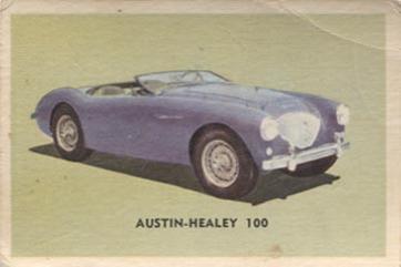1956 Parkhurst Sports Cars (V339-14) #5 Austin-Healey 100 Front