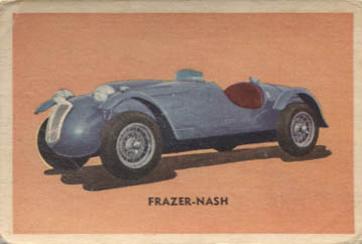 1956 Parkhurst Sports Cars (V339-14) #8 Frazer-Nash Front
