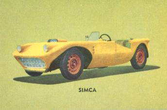 1956 Quaker Oats Sports Cars of 1956 #20 Simca Front