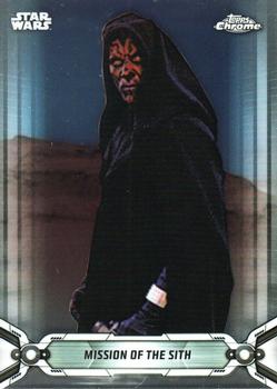 2019 Topps Chrome Star Wars Legacy #12 Mission of the Sith Front