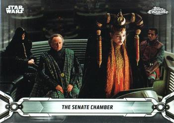 2019 Topps Chrome Star Wars Legacy #18 The Senate Chamber Front
