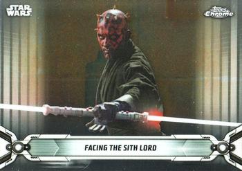 2019 Topps Chrome Star Wars Legacy #21 Facing the Sith Lord Front