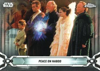 2019 Topps Chrome Star Wars Legacy #25 Peace on Naboo Front