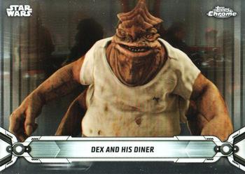 2019 Topps Chrome Star Wars Legacy #29 Dex and his Diner Front
