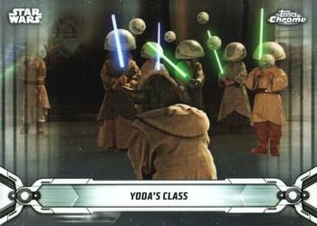 2019 Topps Chrome Star Wars Legacy #31 Yoda's Class Front