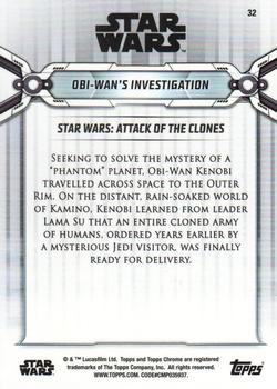 2019 Topps Chrome Star Wars Legacy #32 Obi-Wan's Investigation Back