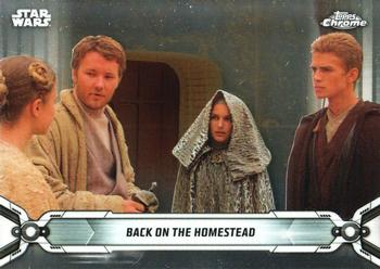 2019 Topps Chrome Star Wars Legacy #38 Back on the Homestead Front