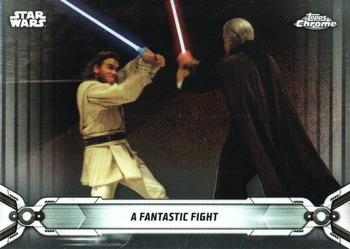 2019 Topps Chrome Star Wars Legacy #47 A Fantastic Fight Front